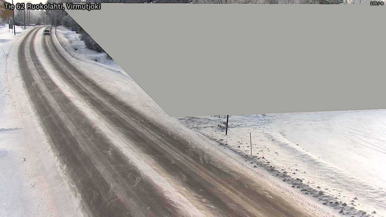 Weather Camera Image Road 62 Virmutjoki, Ruokolahti, Etelä-Karjala