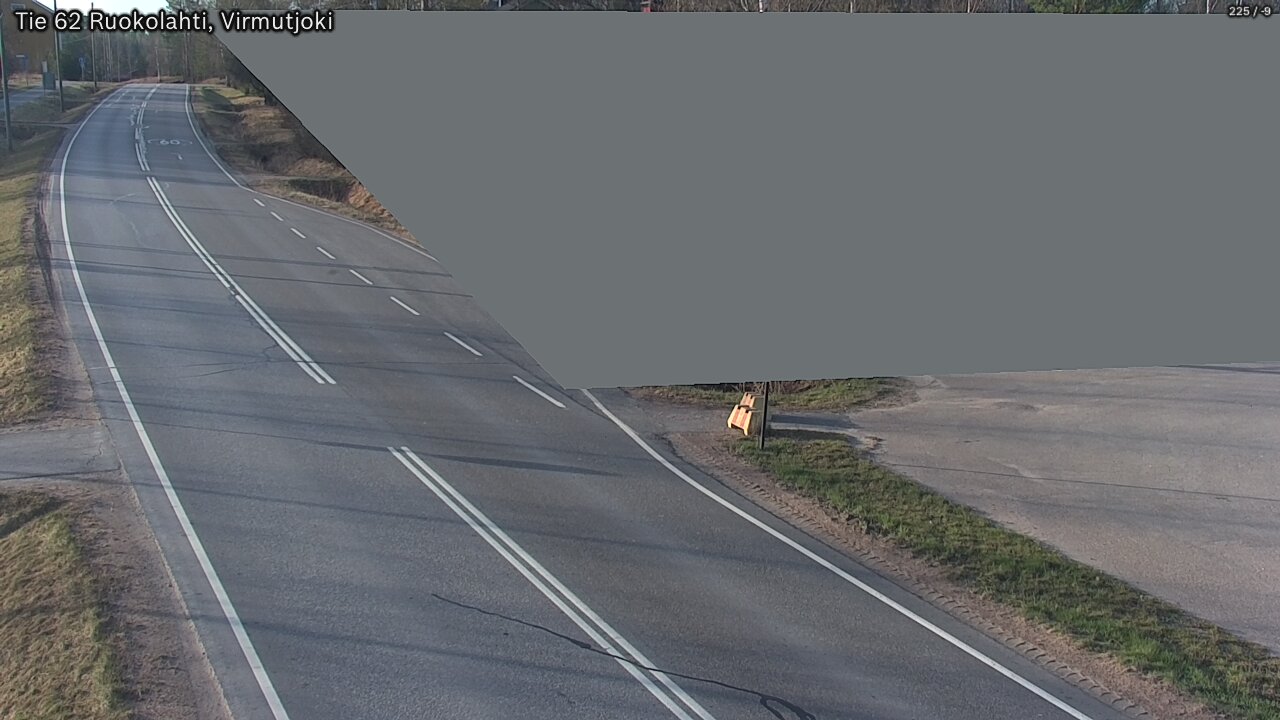 Weather Camera Image Road 62 Virmutjoki, Ruokolahti, Etelä-Karjala