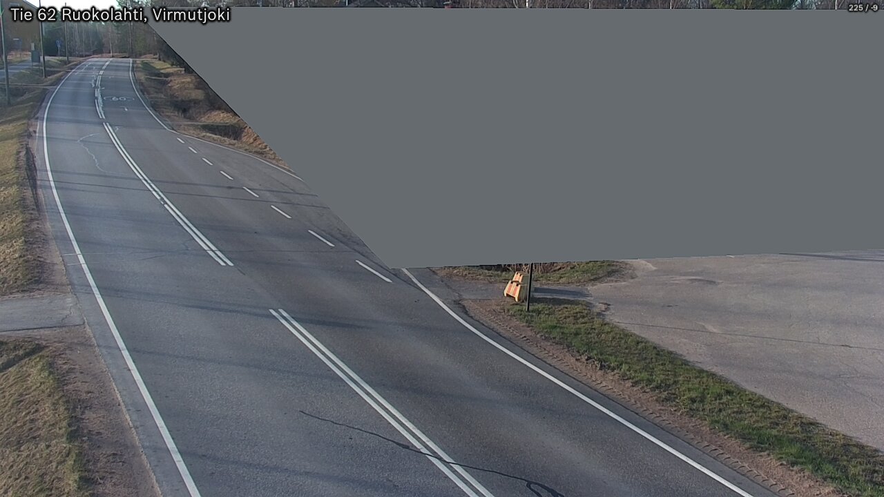 Weather Camera Image Väg 62 Virmutjoki, Ruokolahti, Etelä-Karjala