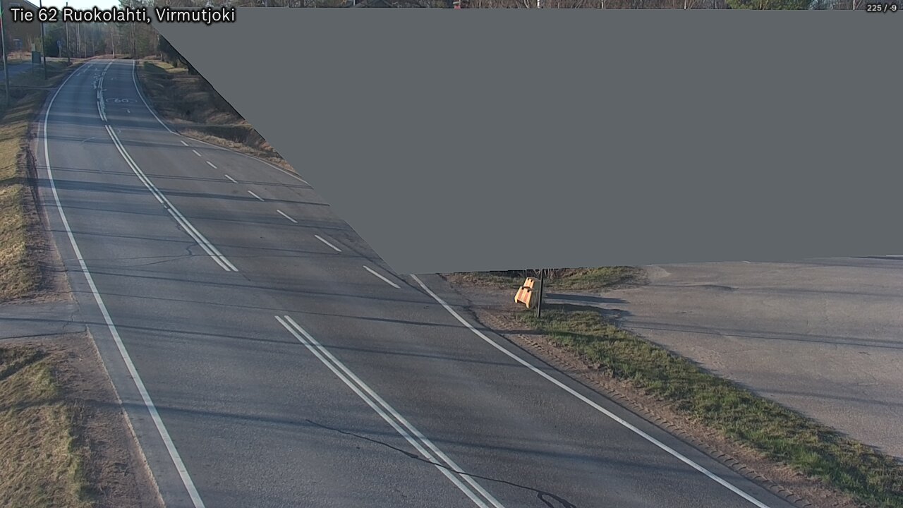 Weather Camera Image Väg 62 Virmutjoki, Ruokolahti, Etelä-Karjala