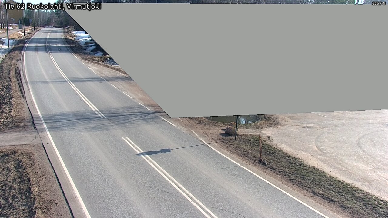 Weather Camera Image Road 62 Virmutjoki, Ruokolahti, Etelä-Karjala