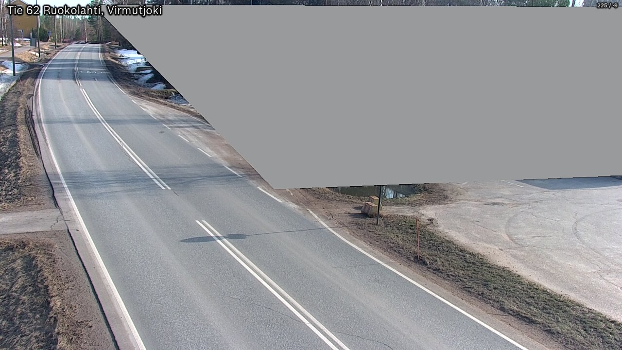 Weather Camera Image Road 62 Virmutjoki, Ruokolahti, Etelä-Karjala