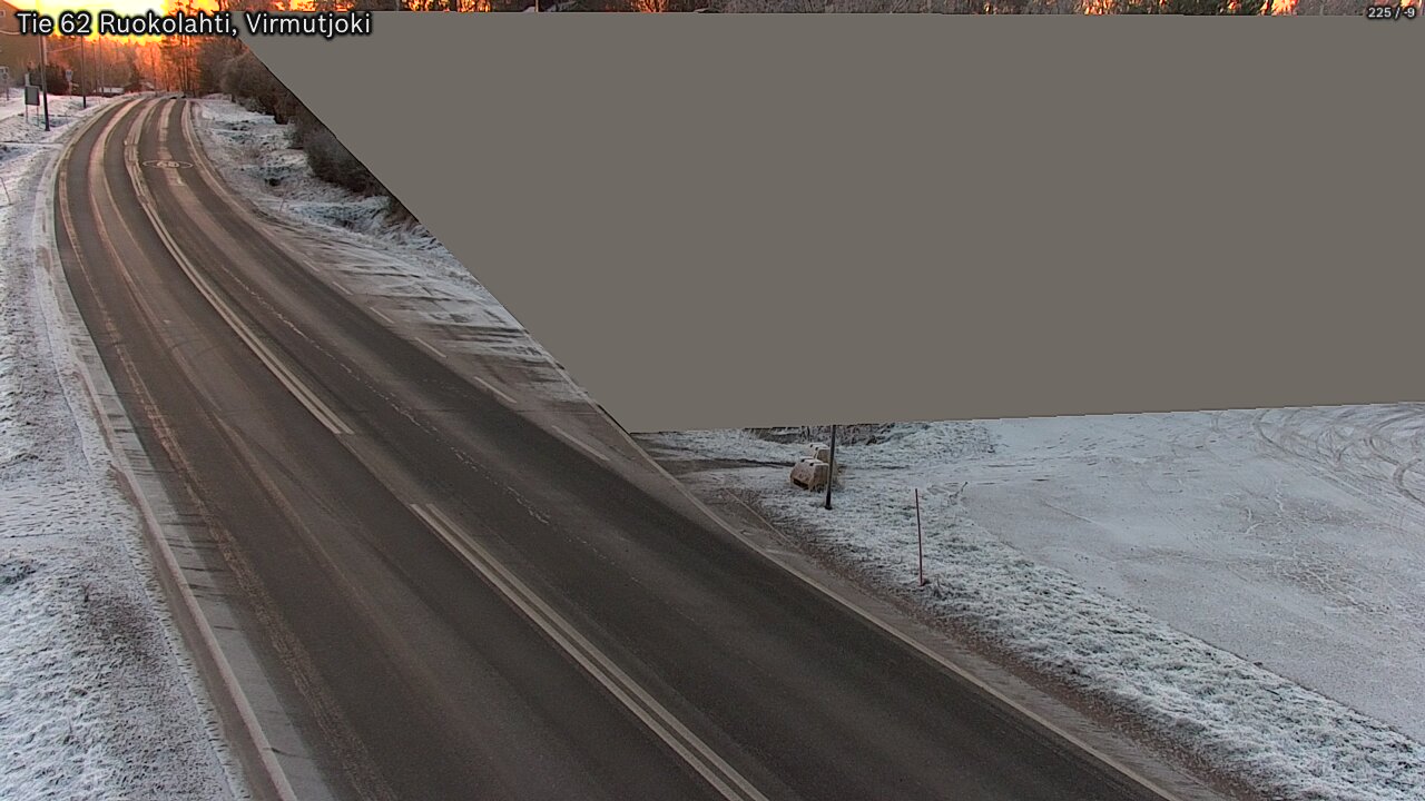 Kelikamerat Kuva Tie 62 Virmutjoki, Ruokolahti, Etelä-Karjala