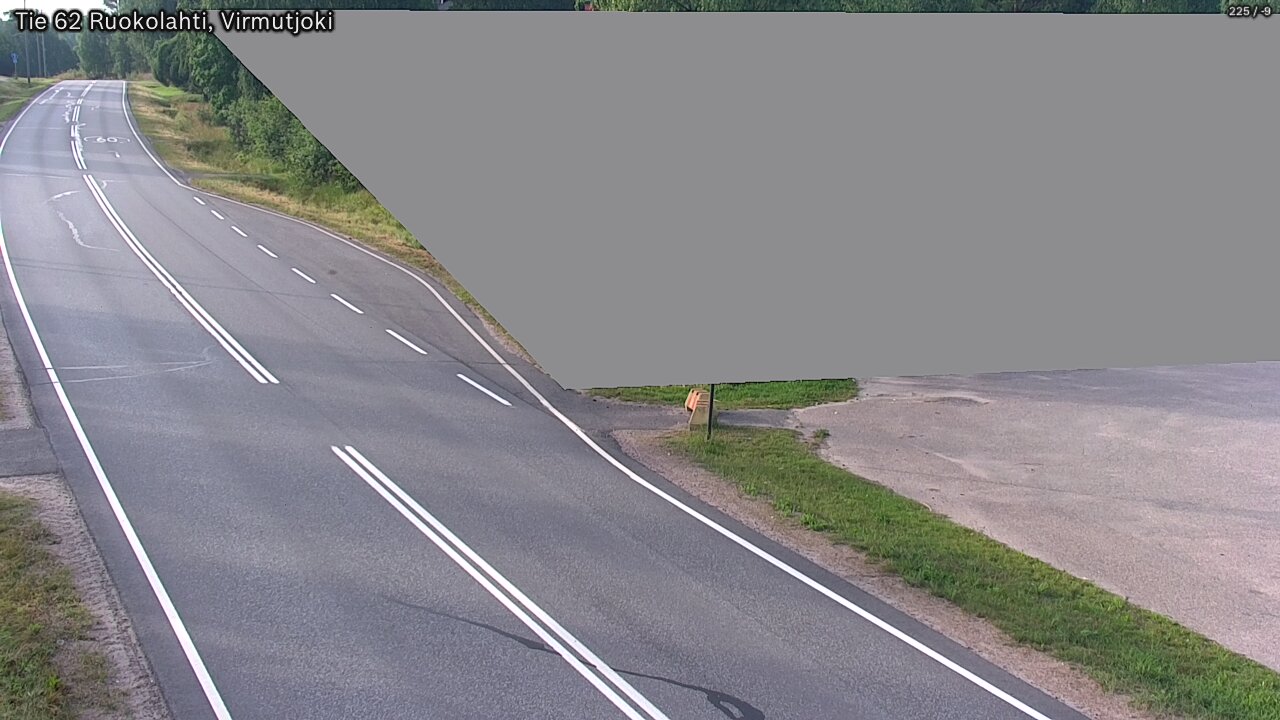Weather Camera Image Road 62 Virmutjoki, Ruokolahti, Etelä-Karjala