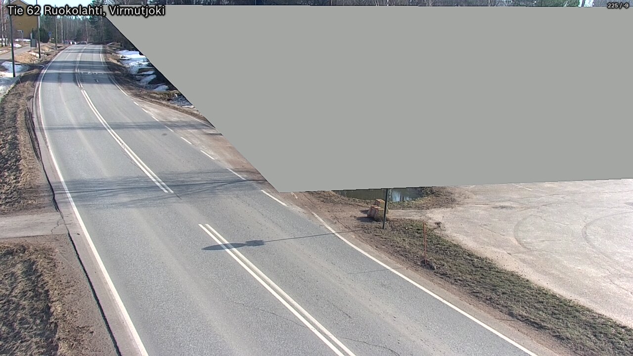Weather Camera Image Road 62 Virmutjoki, Ruokolahti, Etelä-Karjala