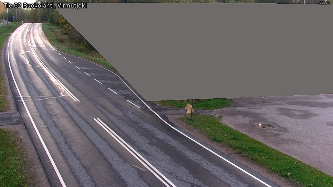 Weather Camera Image Road 62 Virmutjoki, Ruokolahti, Etelä-Karjala
