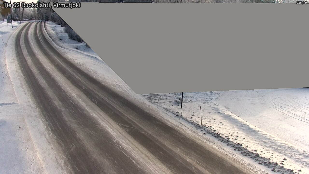 Weather Camera Image Road 62 Virmutjoki, Ruokolahti, Etelä-Karjala