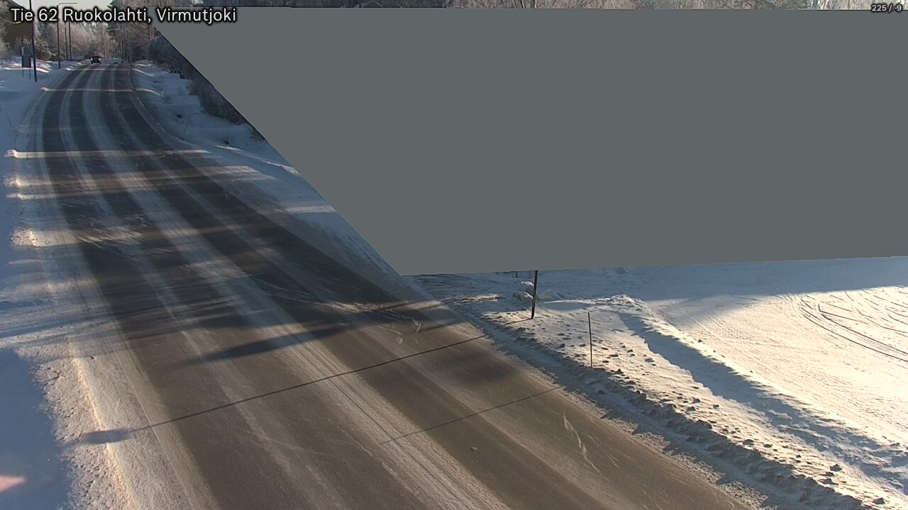 Weather Camera Image Väg 62 Virmutjoki, Ruokolahti, Etelä-Karjala