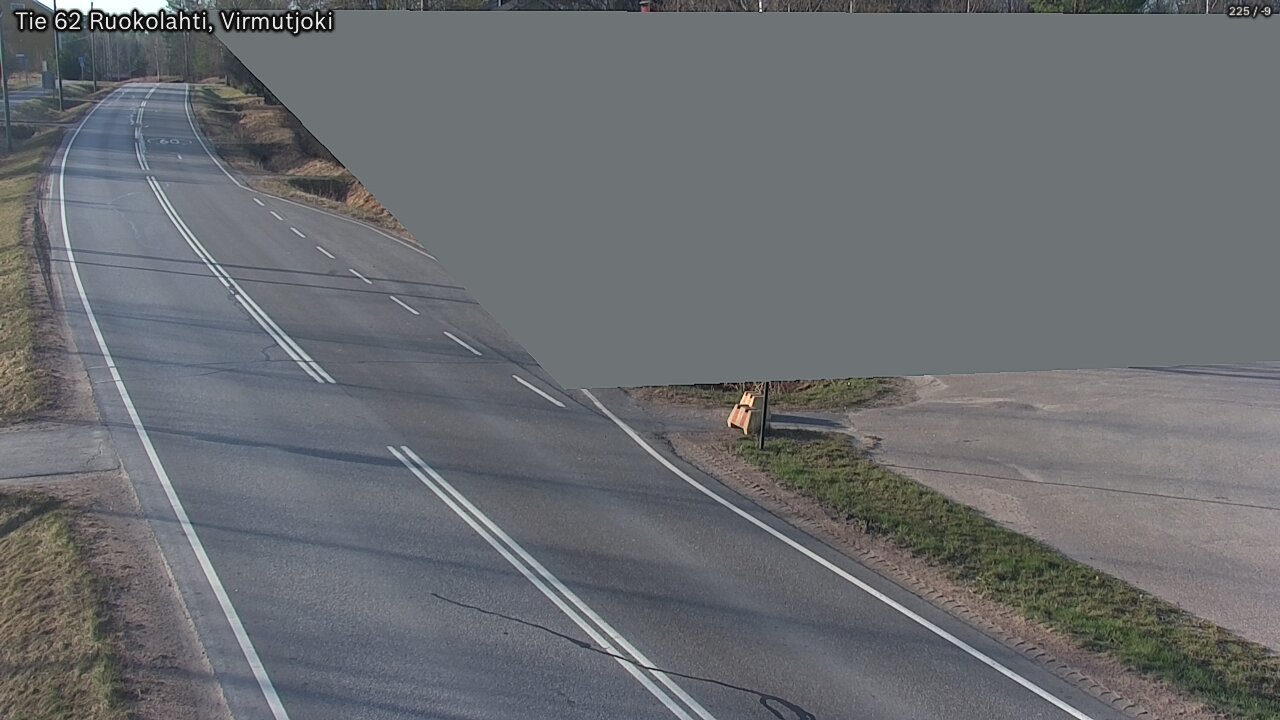 Weather Camera Image Road 62 Virmutjoki, Ruokolahti, Etelä-Karjala