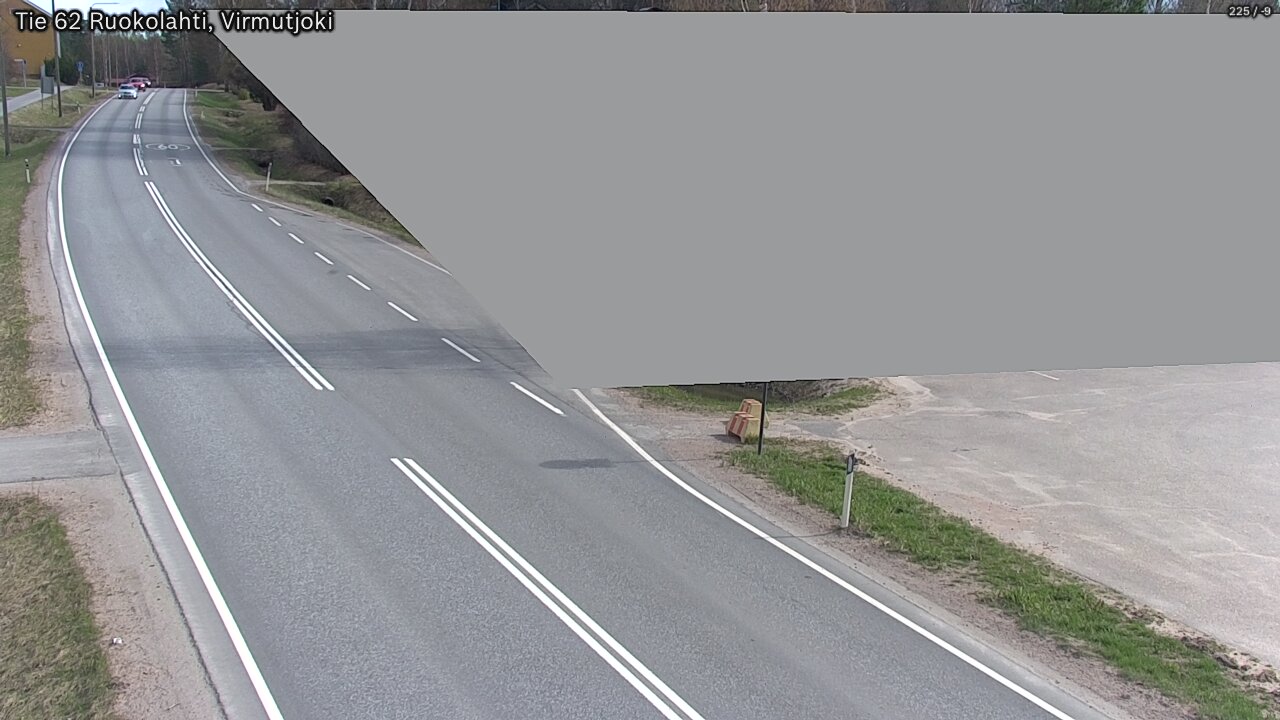 Weather Camera Image Road 62 Virmutjoki, Ruokolahti, Etelä-Karjala