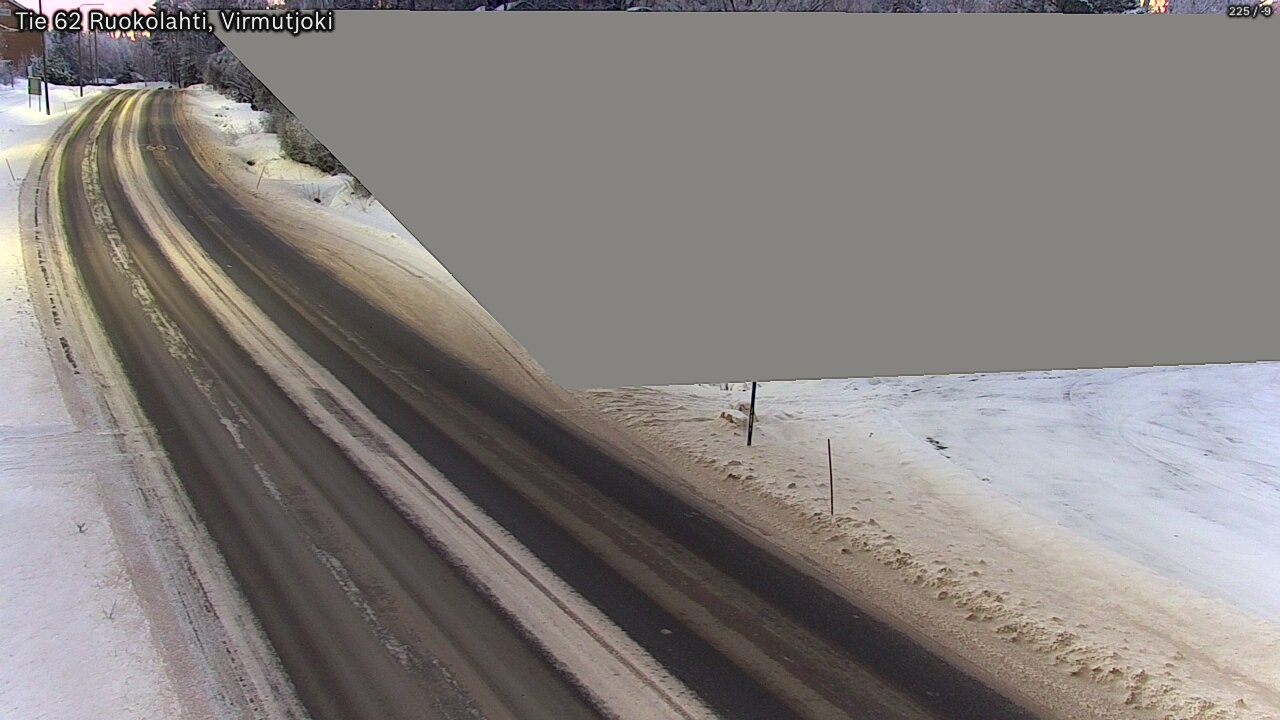 Kelikamerat Kuva Tie 62 Virmutjoki, Ruokolahti, Etelä-Karjala