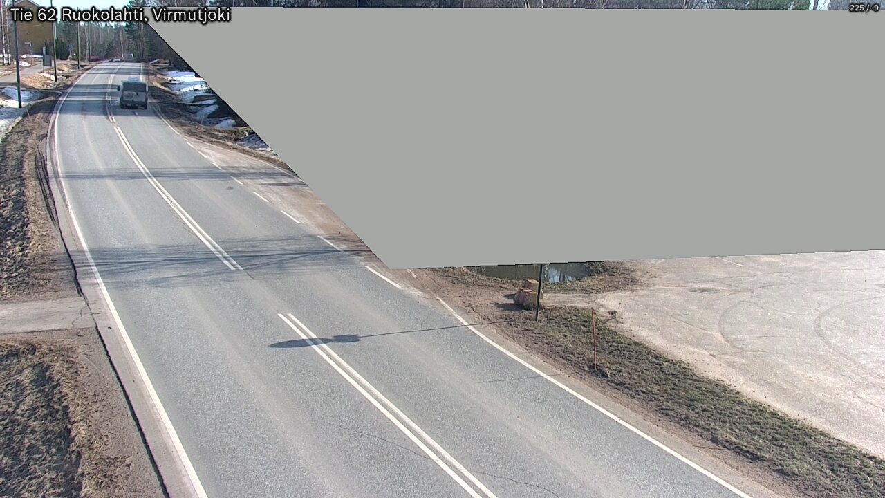 Weather Camera Image Road 62 Virmutjoki, Ruokolahti, Etelä-Karjala