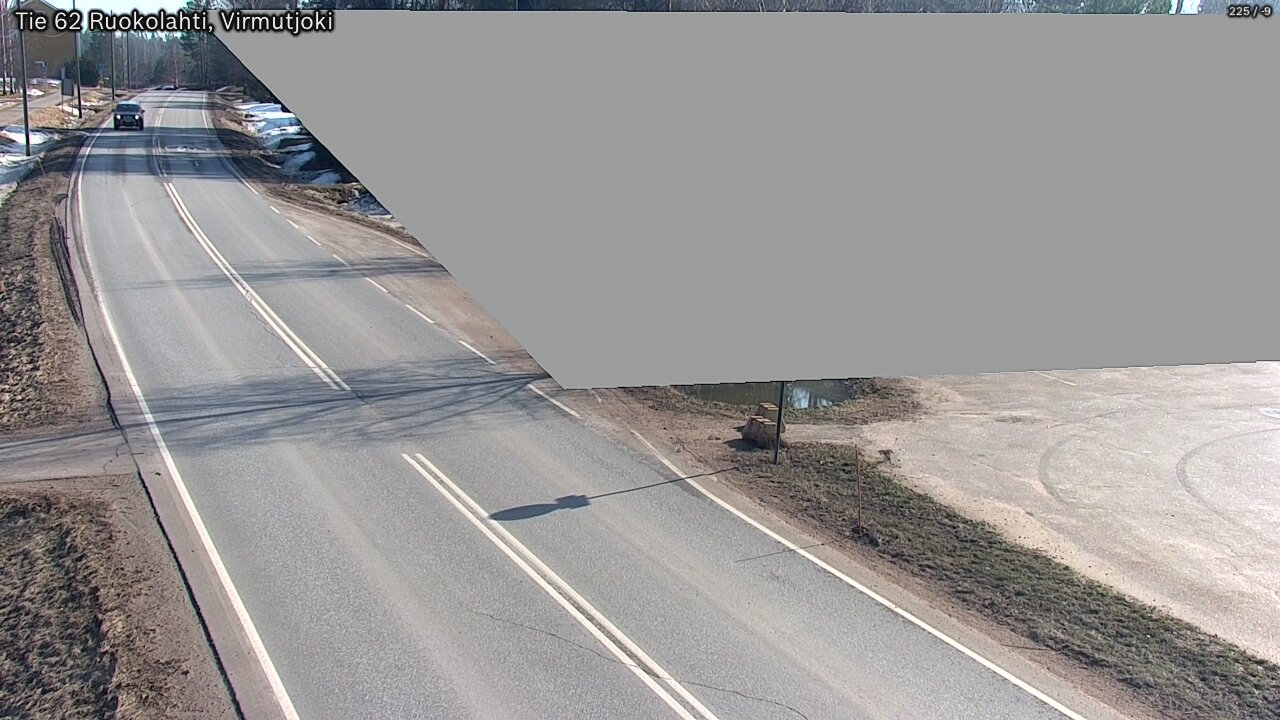 Weather Camera Image Road 62 Virmutjoki, Ruokolahti, Etelä-Karjala