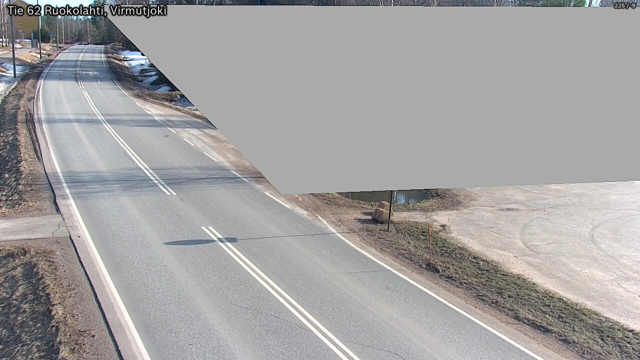 Weather Camera Image Road 62 Virmutjoki, Ruokolahti, Etelä-Karjala