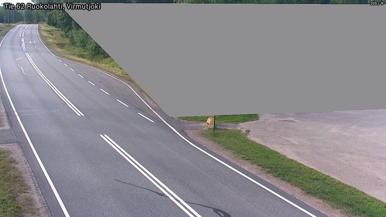 Weather Camera Image Road 62 Virmutjoki, Ruokolahti, Etelä-Karjala