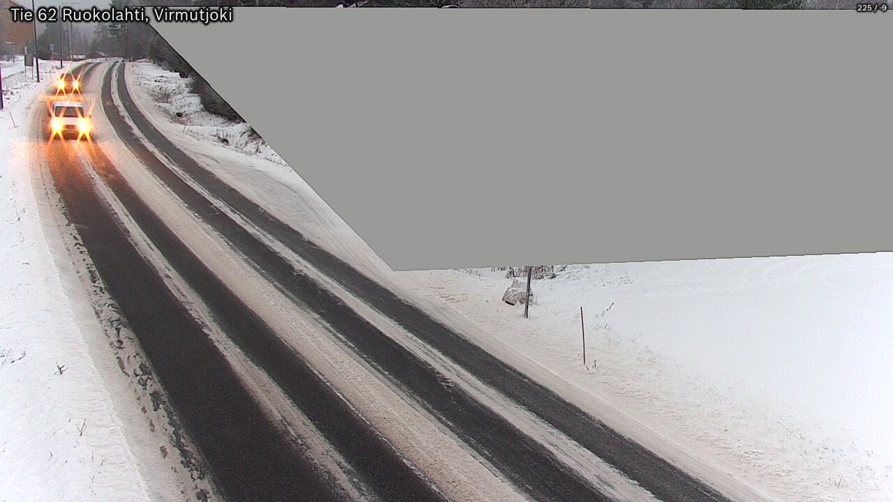 Weather Camera Image Road 62 Virmutjoki, Ruokolahti, Etelä-Karjala