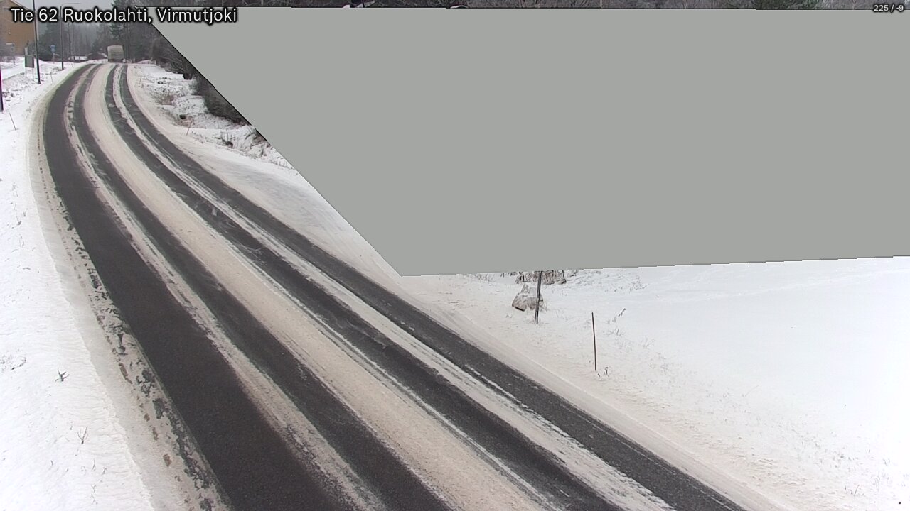 Weather Camera Image Road 62 Virmutjoki, Ruokolahti, Etelä-Karjala