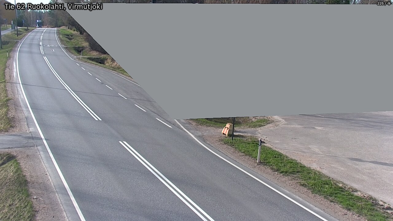 Weather Camera Image Road 62 Virmutjoki, Ruokolahti, Etelä-Karjala