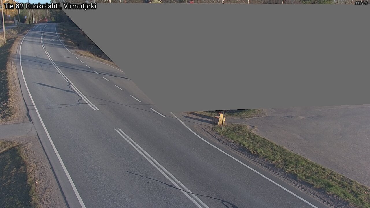 Weather Camera Image Väg 62 Virmutjoki, Ruokolahti, Etelä-Karjala