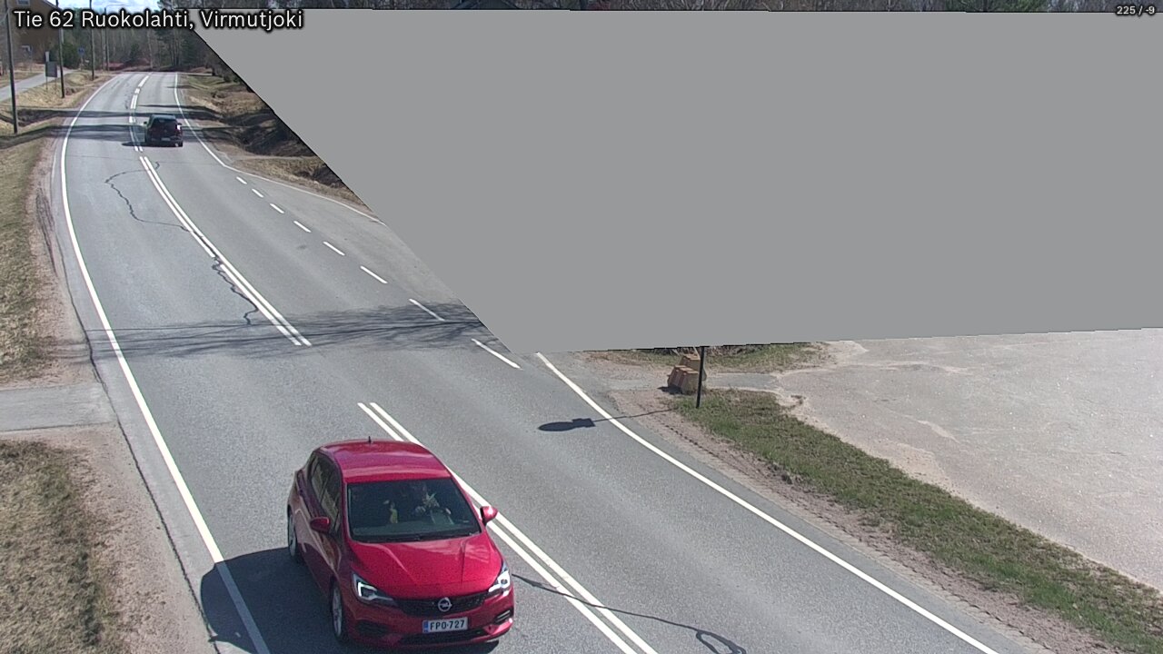 Weather Camera Image Väg 62 Virmutjoki, Ruokolahti, Etelä-Karjala