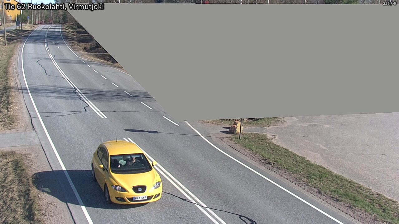 Weather Camera Image Väg 62 Virmutjoki, Ruokolahti, Etelä-Karjala
