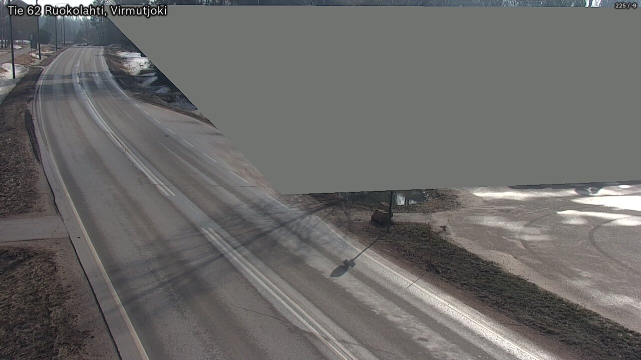 Weather Camera Image Road 62 Virmutjoki, Ruokolahti, Etelä-Karjala