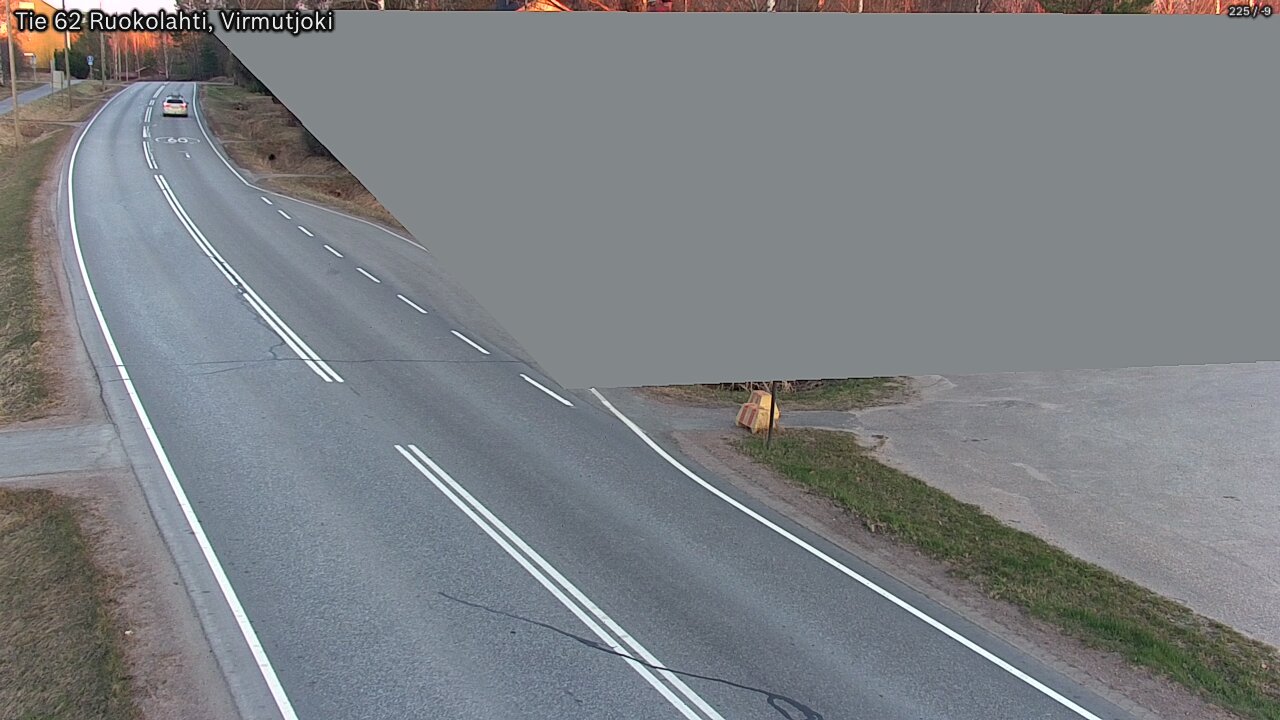 Weather Camera Image Väg 62 Virmutjoki, Ruokolahti, Etelä-Karjala
