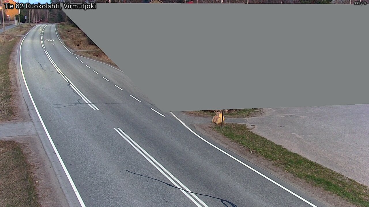 Weather Camera Image Väg 62 Virmutjoki, Ruokolahti, Etelä-Karjala