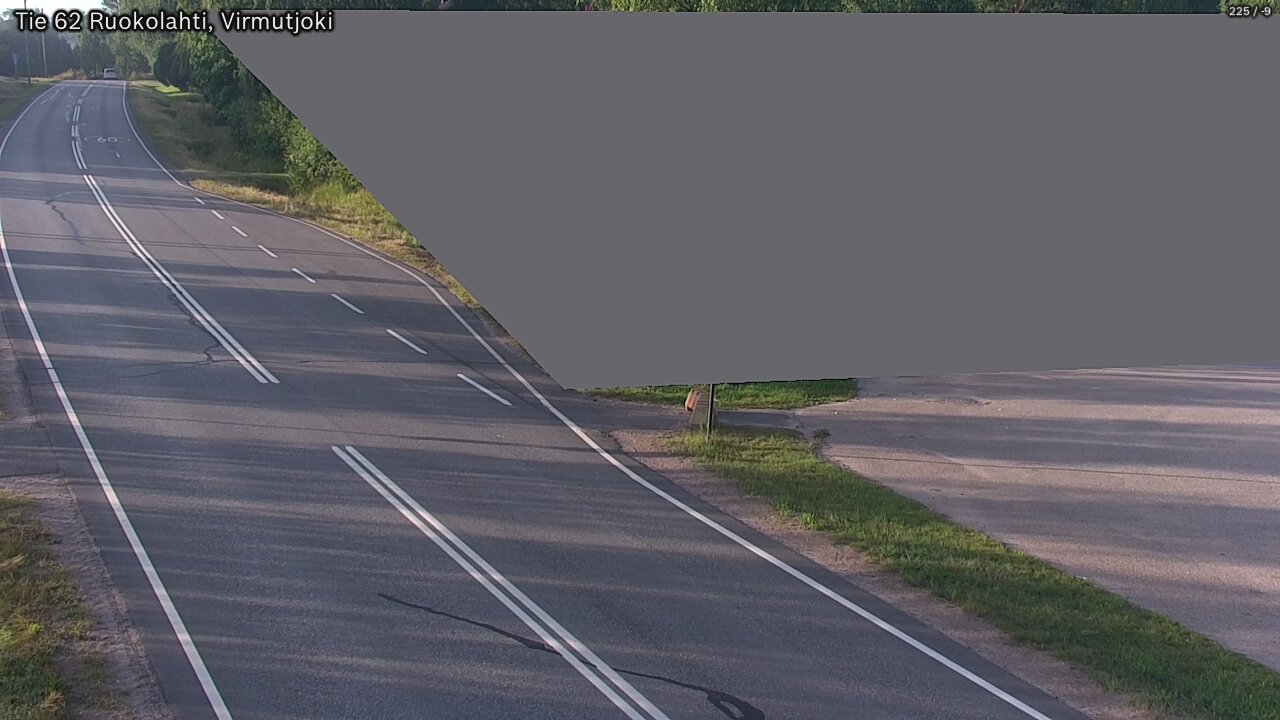 Weather Camera Image Road 62 Virmutjoki, Ruokolahti, Etelä-Karjala