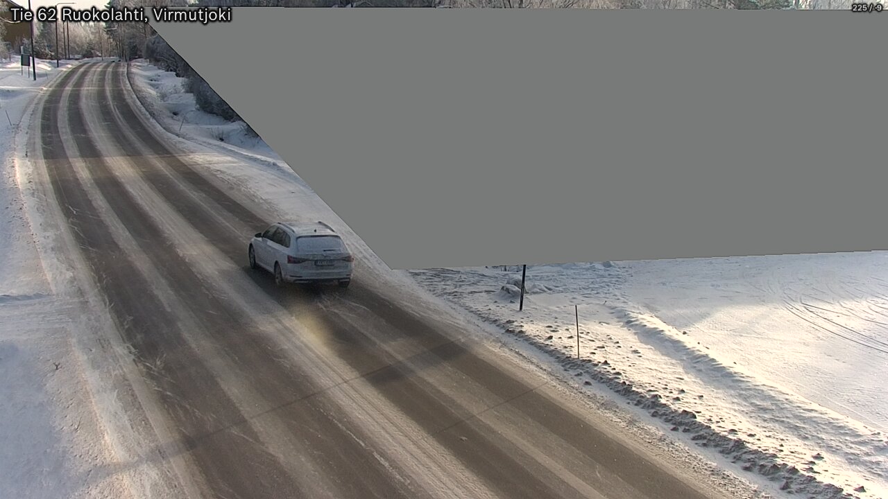 Weather Camera Image Road 62 Virmutjoki, Ruokolahti, Etelä-Karjala