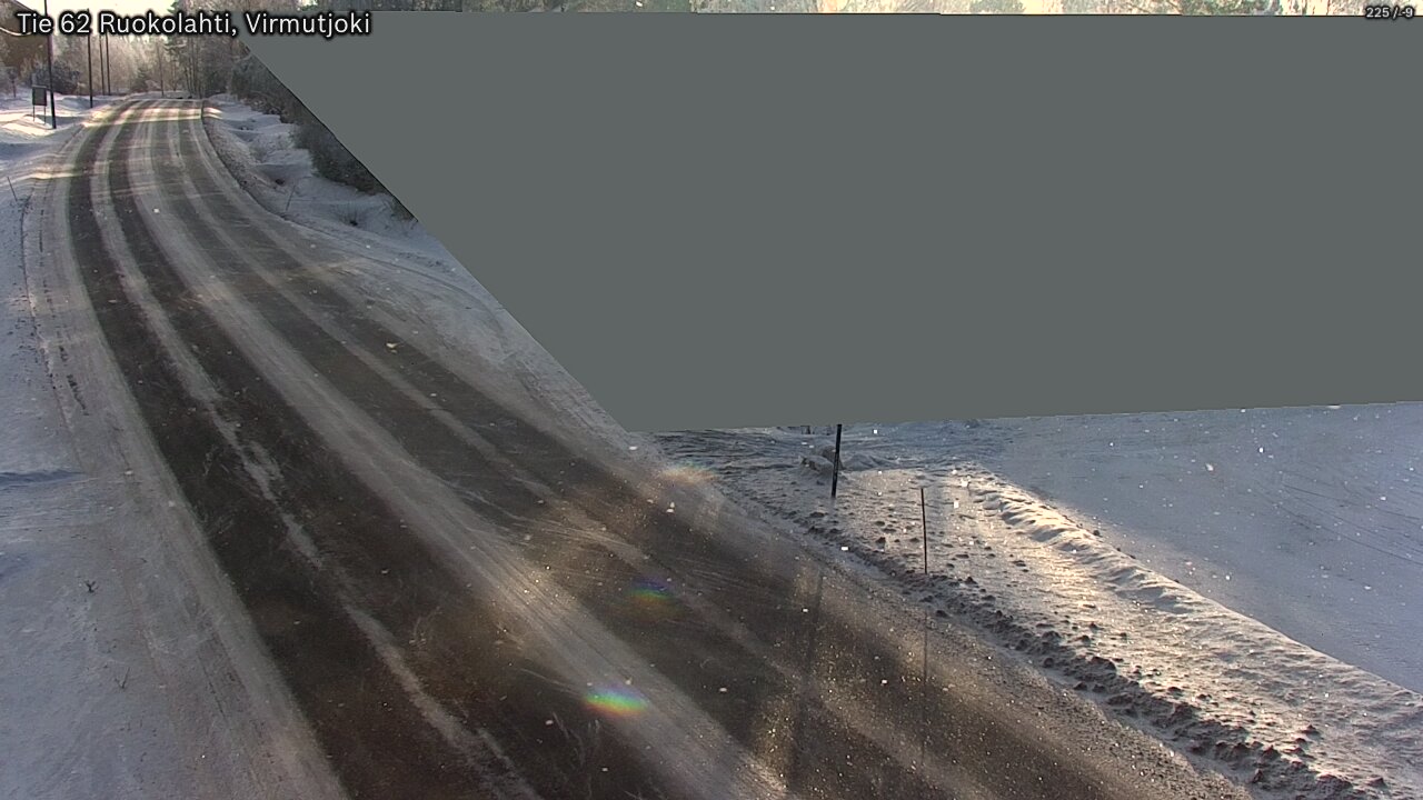Weather Camera Image Road 62 Virmutjoki, Ruokolahti, Etelä-Karjala