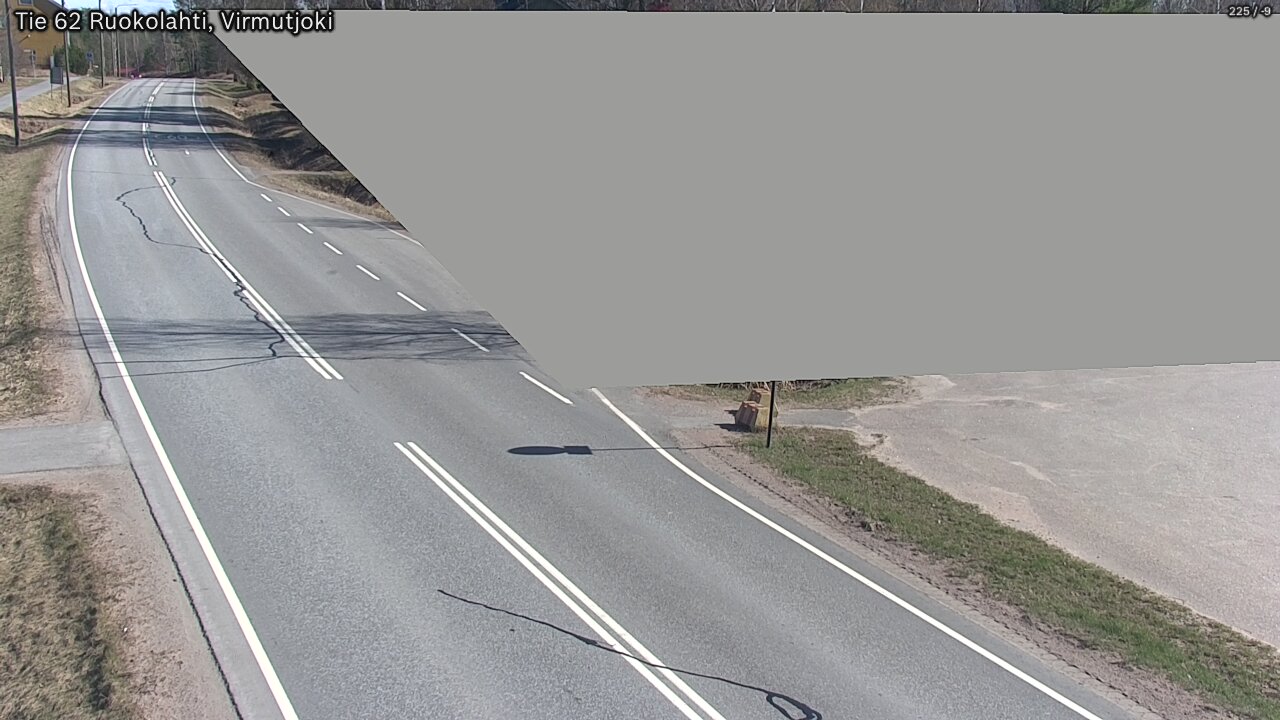 Weather Camera Image Väg 62 Virmutjoki, Ruokolahti, Etelä-Karjala