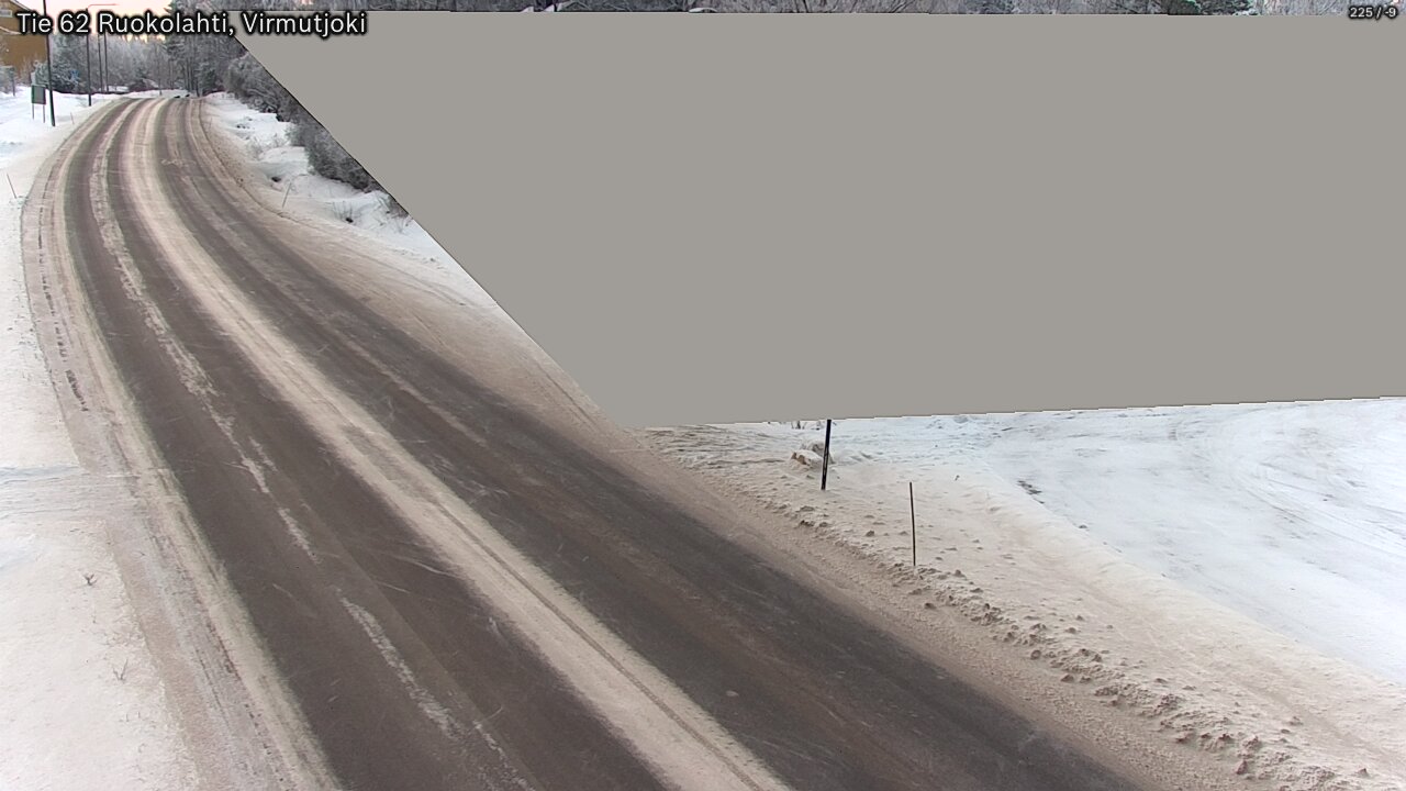 Weather Camera Image Road 62 Virmutjoki, Ruokolahti, Etelä-Karjala