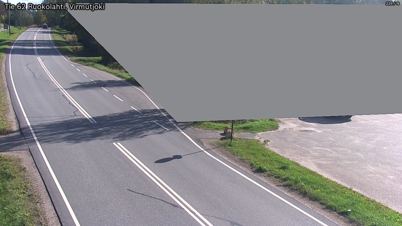 Weather Camera Image Road 62 Virmutjoki, Ruokolahti, Etelä-Karjala