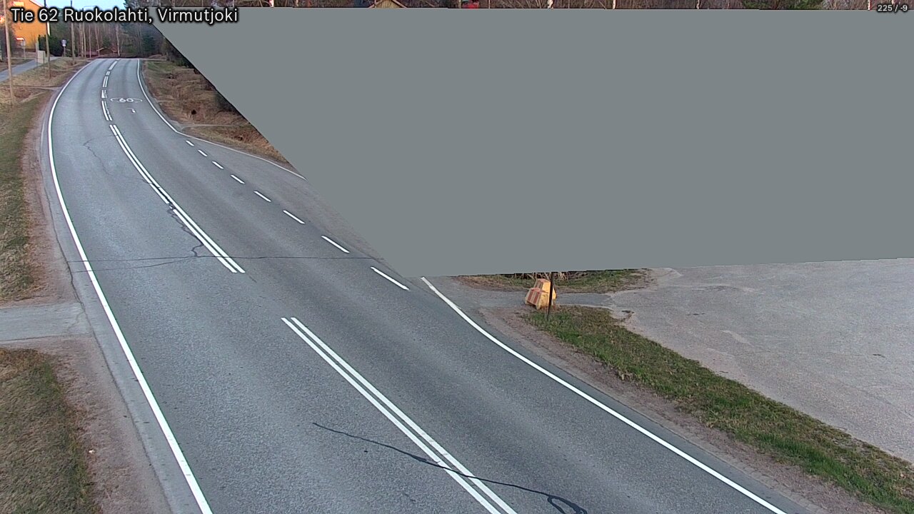 Weather Camera Image Väg 62 Virmutjoki, Ruokolahti, Etelä-Karjala