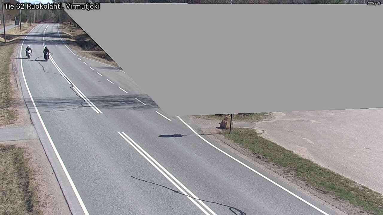 Weather Camera Image Väg 62 Virmutjoki, Ruokolahti, Etelä-Karjala