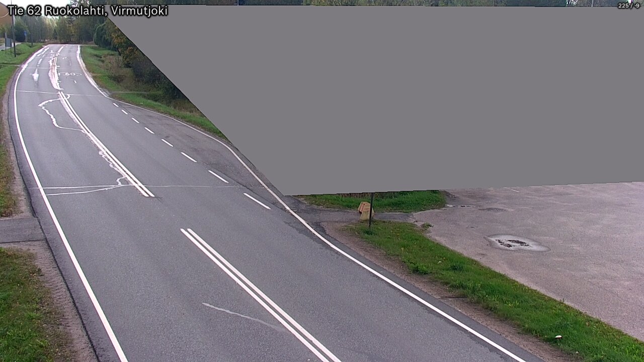 Weather Camera Image Road 62 Virmutjoki, Ruokolahti, Etelä-Karjala