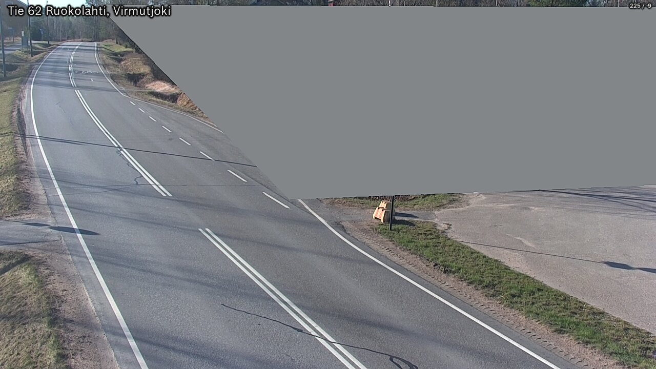 Weather Camera Image Road 62 Virmutjoki, Ruokolahti, Etelä-Karjala