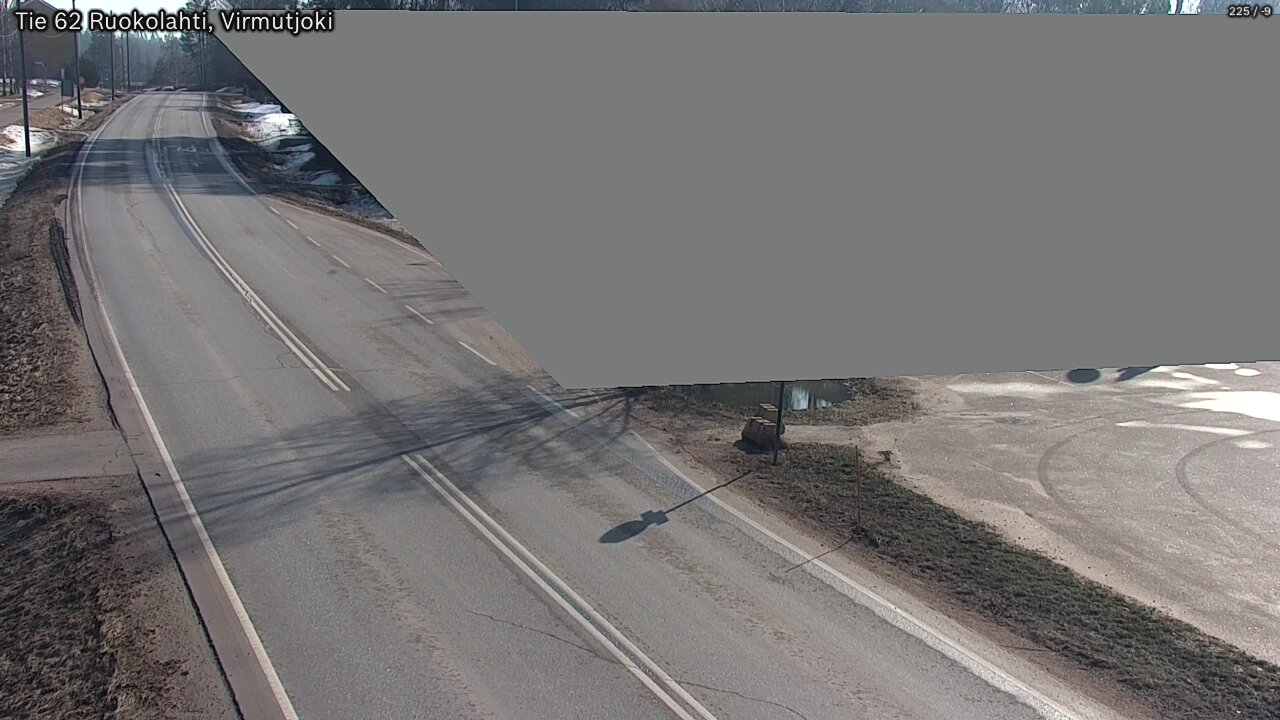 Weather Camera Image Road 62 Virmutjoki, Ruokolahti, Etelä-Karjala