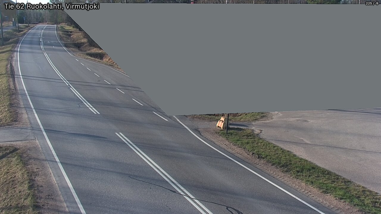 Weather Camera Image Road 62 Virmutjoki, Ruokolahti, Etelä-Karjala