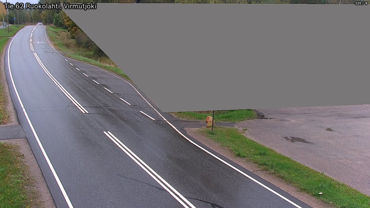 Weather Camera Image Road 62 Virmutjoki, Ruokolahti, Etelä-Karjala
