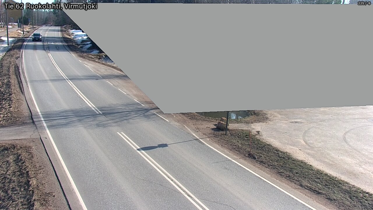 Weather Camera Image Road 62 Virmutjoki, Ruokolahti, Etelä-Karjala