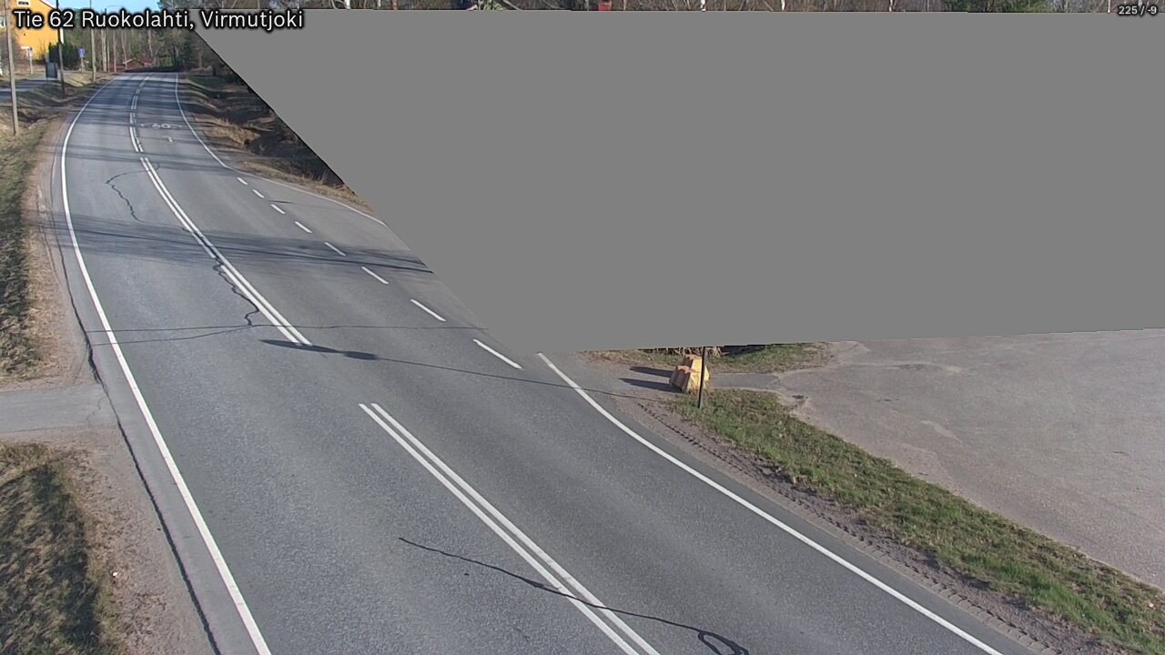 Weather Camera Image Väg 62 Virmutjoki, Ruokolahti, Etelä-Karjala