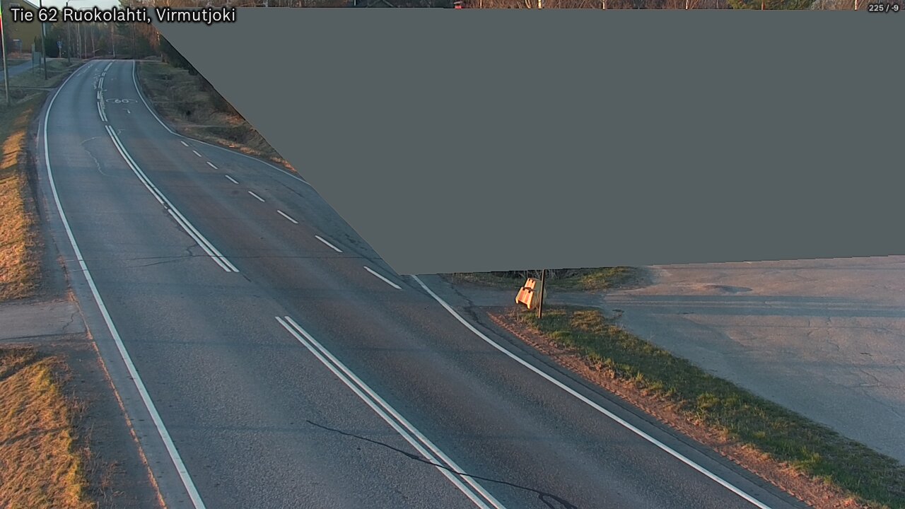 Weather Camera Image Väg 62 Virmutjoki, Ruokolahti, Etelä-Karjala