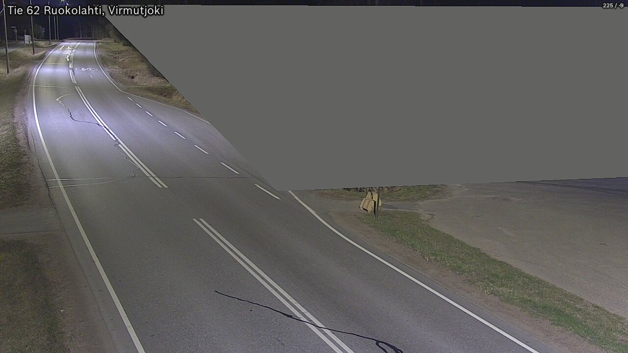 Weather Camera Image Väg 62 Virmutjoki, Ruokolahti, Etelä-Karjala