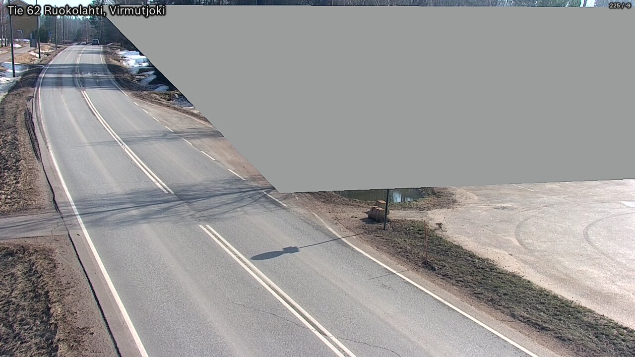 Weather Camera Image Road 62 Virmutjoki, Ruokolahti, Etelä-Karjala