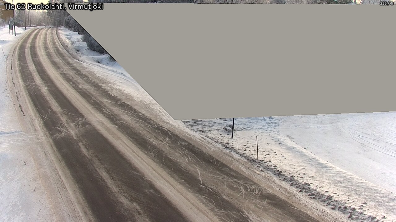Weather Camera Image Road 62 Virmutjoki, Ruokolahti, Etelä-Karjala
