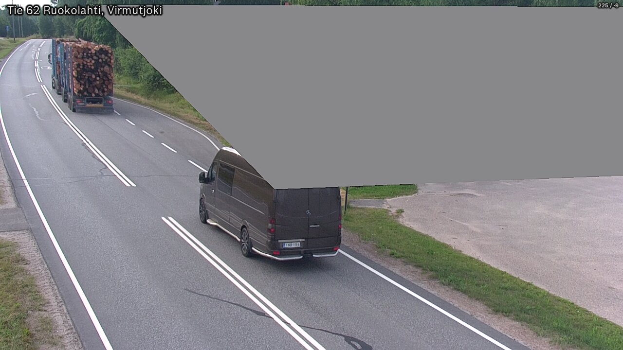 Weather Camera Image Road 62 Virmutjoki, Ruokolahti, Etelä-Karjala