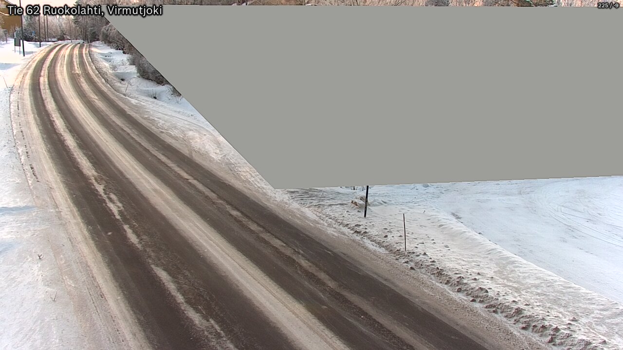 Weather Camera Image Road 62 Virmutjoki, Ruokolahti, Etelä-Karjala