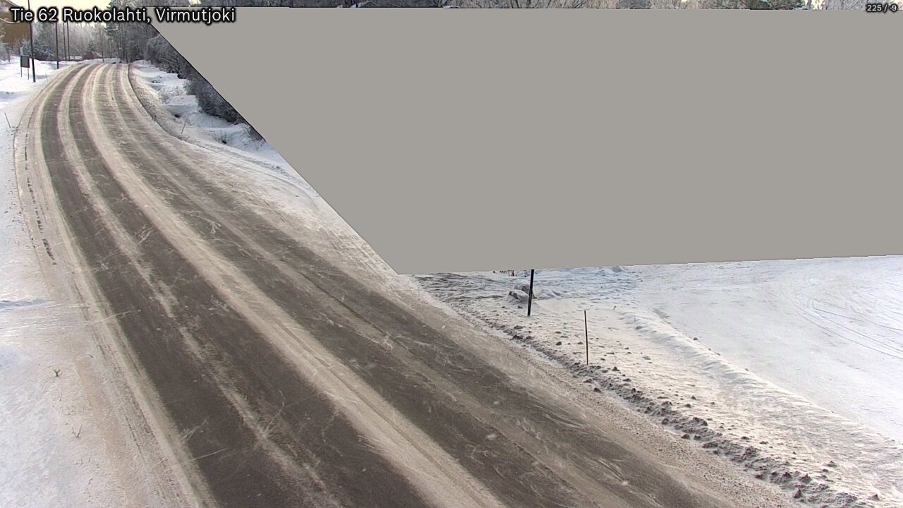 Weather Camera Image Road 62 Virmutjoki, Ruokolahti, Etelä-Karjala